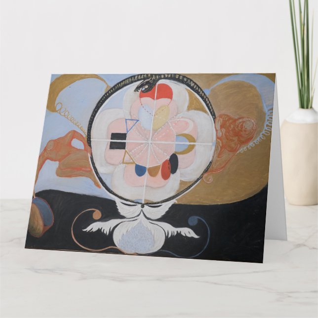Carte Hilma Af Klint, L'Évolution No.13, Art Abstrait (Devant)