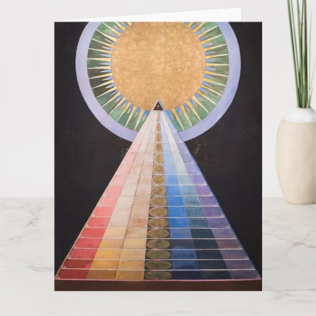 Carte Hilma Af Klint, Retable No.1, Art Abstrait (Devant)