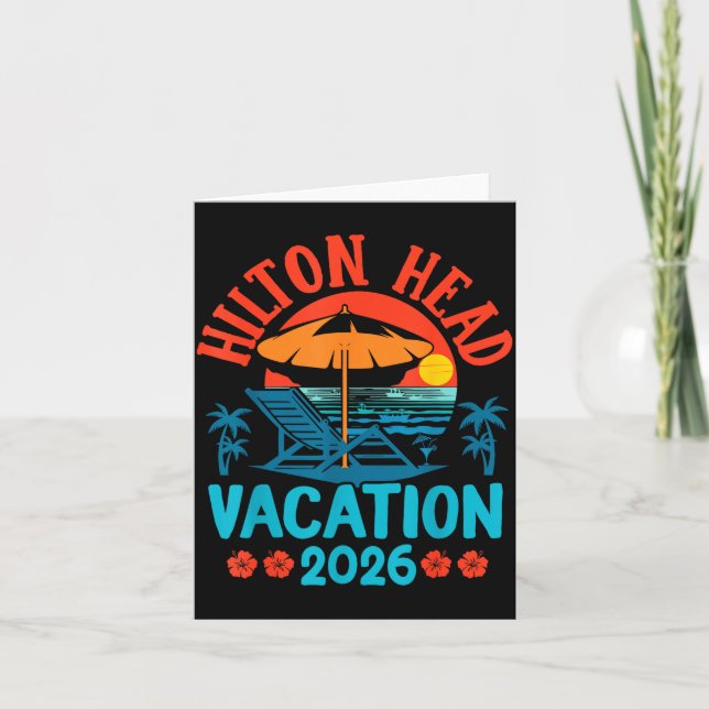 Carte Hilton Head South Carolina 2026 Family Vacation Be (Devant)