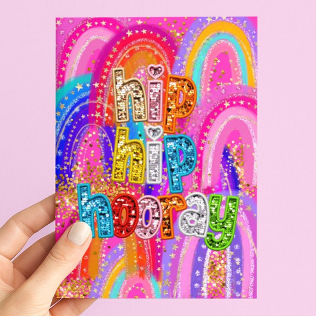 Carte Hip Hip Hourra Anniversaire (Créateur téléchargé)