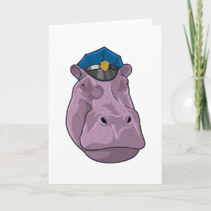 Carte Hippo en tant que policier