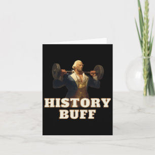 Carte Histoire Buff George Washington 4 juillet Gym Wor