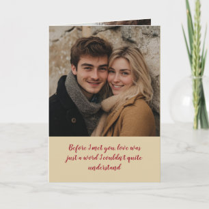 Carte Histoire d'amour dans pour les phrases Photos pers