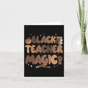 Carte Histoire des enseignants noirs Magie Éducation Mel