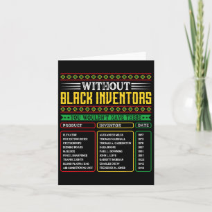 Carte Histoire Des Inventeurs Noirs Oubliés Histoire Noi