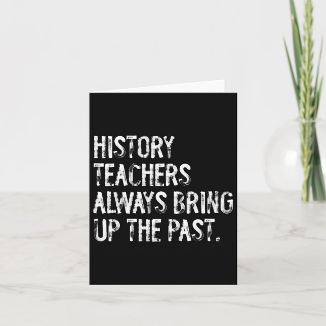 Carte Histoire Les Enseignants Apportent Toujours Le Pas (Devant)