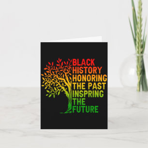 Carte Histoire noire honorant la fierté africaine du pas