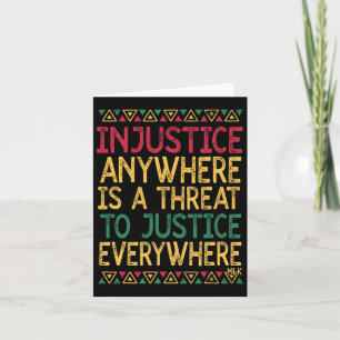Carte Histoire Noire Junétau Justice Martin Luther Kin
