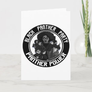 Carte Histoire noire Parti Panthère Afro Droits Civiques