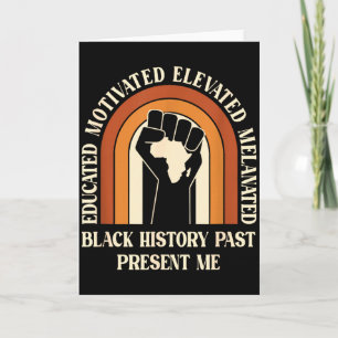 Carte Histoire noire passé présent Moi fierté mélanée
