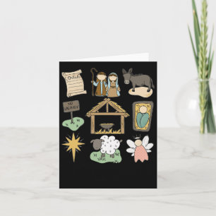 Carte Histoire Vraie Luc Jésus Nativité Religieux Chréti