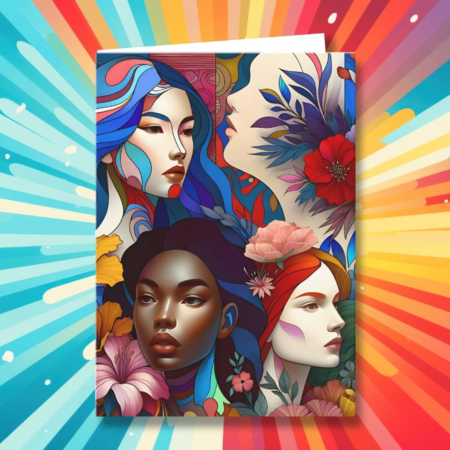 Carte Historique de la Journée internationale de la femm (Créateur téléchargé)