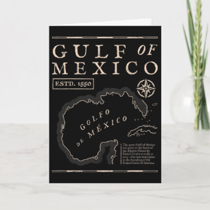 Carte historique du golfe du Mexique de 1672