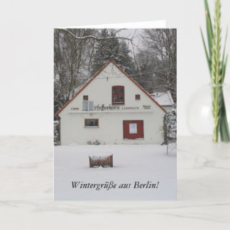 Carte Hiver à Berlin
