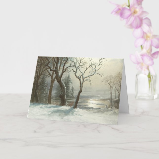 Carte Hiver à Yosemite par Albert Bierstadt Hiver (Orchidée)