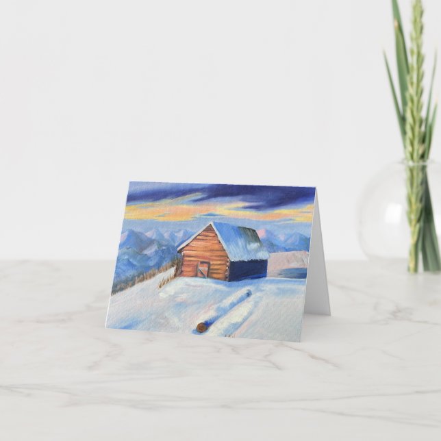 Carte Hiver chaud  (Devant)