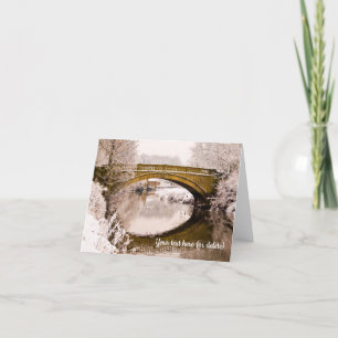 Carte Hiver dans le parc Pollok, Glasgow, Écosse