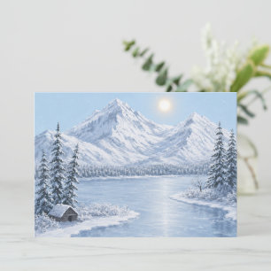 Carte Hiver glacial