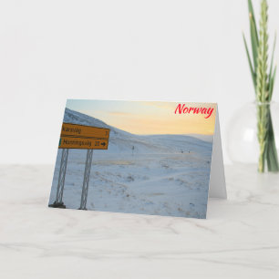 Carte hiver norvégien