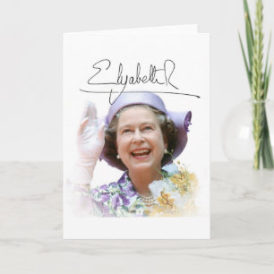 Carte HM Queen Elizabeth II