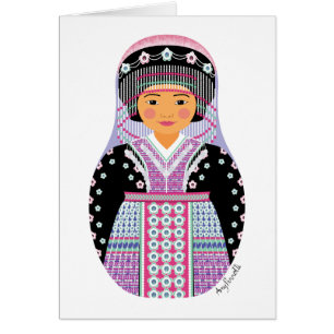 Carte Hmong Matryoshka