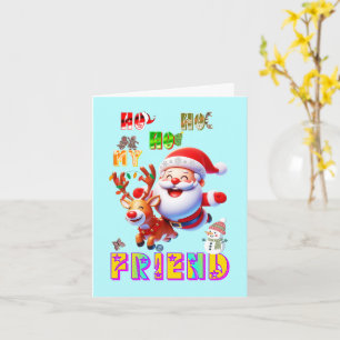Carte Ho Ho Ho Mon Cher Ami