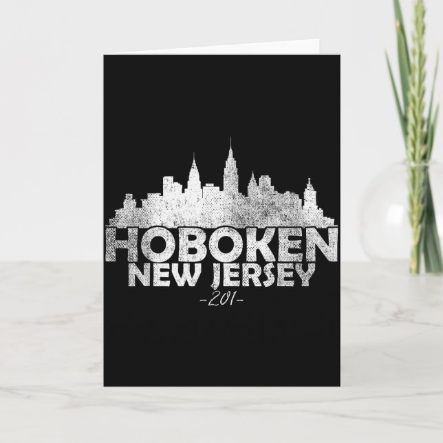Carte Hoboken New Jersey Nj _ Paysage urbain  (Devant)