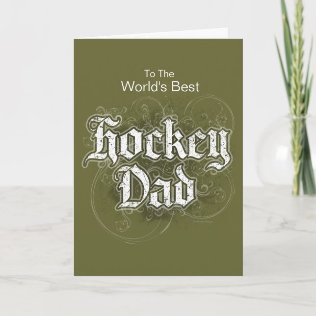 Carte Hockey Dad (Devant)