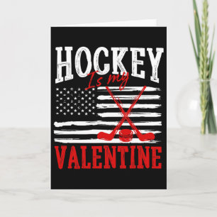 Carte Hockey est mon Saint-Valentin Hockey sur glace de 