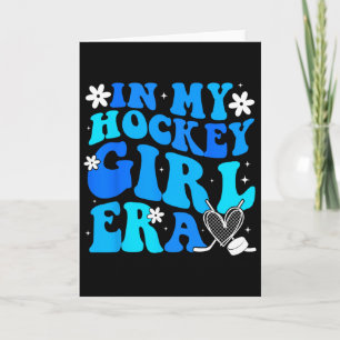 Carte Hockey Féminin Dans Mon Ère De Fille De Hockey Jou