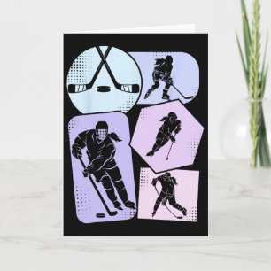 Carte Hockey Filles Hockey sur glace Enfants Jeunesse