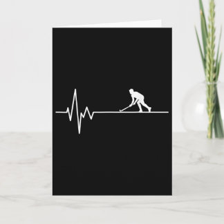 Carte Hockey Heartbeat Ice Hockey Field Hockey Player 