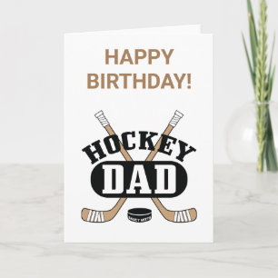 Carte Hockey Joyeux Anniversaire Hockey Sticks Hockey Pa