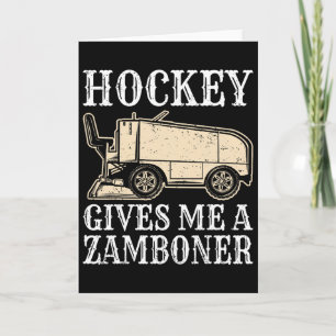 Carte Hockey Me Donne Un Zamboner Drôle De Hockey
