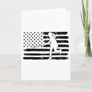 Carte Hockey sur gazon Drapeau américain Femmes Enfants