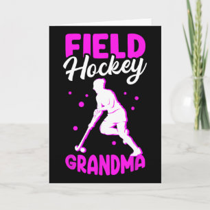 Carte Hockey sur gazon Grand-mère Joueuse de hockey sur 