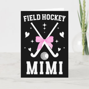 Carte Hockey sur gazon Mimi d'un joueur de hockey sur ga
