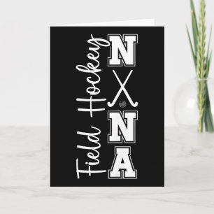 Carte Hockey sur gazon Nana Grand-mère Nana d'un joueur 