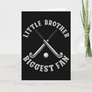 Carte Hockey sur gazon Petit frère plus grand fan 