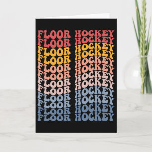 Carte Hockey sur sol Groovy Retro Sports 