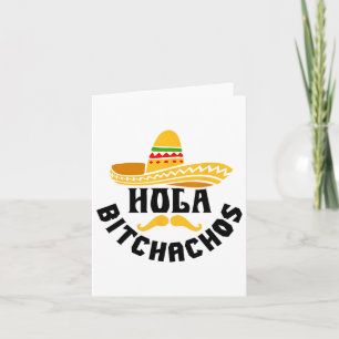 Carte Hola Achos Drôle Cinco De Mayo Mexicain