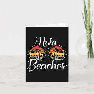 Carte Hola Beaches Vacances Mariage Lune de miel Soleil 