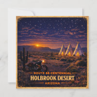 Holbrook Arizona 100 ans Nuit du Wigwam du désert
