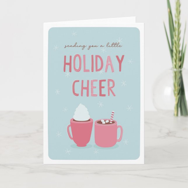 Carte Holiday Cheer Greeting Card (blank inside) (Devant)