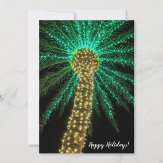 Carte Holiday Palm Tree