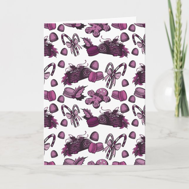 Carte Holiday Sweets- Sugar Plum (Solid) (Devant)