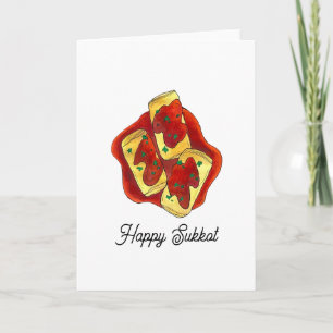 Carte Holishkes Chou Farci Fêtes Juives Souccot