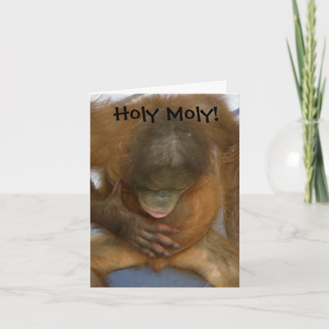 Carte Holy Moly Funny Vasectomy (Devant)