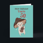 Carte Holy Shiitake Funny 40th 50th 60th Birthday Pun<br><div class="desc">Carte d'anniversaire drôle et mignonne pour ceux qui aiment les puns et l'humour. Une façon idéale de souhaiter un joyeux anniversaire à vos amis et à votre famille. Visitez notre magasin pour plus de collection de cartes d'anniversaire. Vous y trouverez des cartes d'anniversaire cool, humoristiques et parfois sarcastiques pour votre...</div>