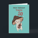Carte Holy Shiitake Funny 40th 50th 60th Birthday Pun<br><div class="desc">Carte d'anniversaire drôle et mignonne pour ceux qui aiment les puns et l'humour. Une façon idéale de souhaiter un joyeux anniversaire à vos amis et à votre famille. Visitez notre magasin pour plus de collection de cartes d'anniversaire. Vous y trouverez des cartes d'anniversaire cool, humoristiques et parfois sarcastiques pour votre...</div>